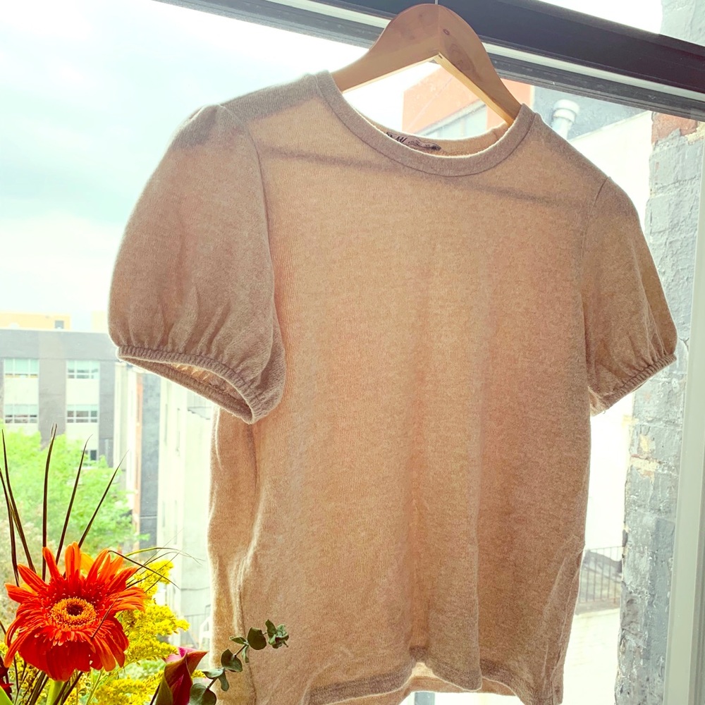 Beige sweater shirt
